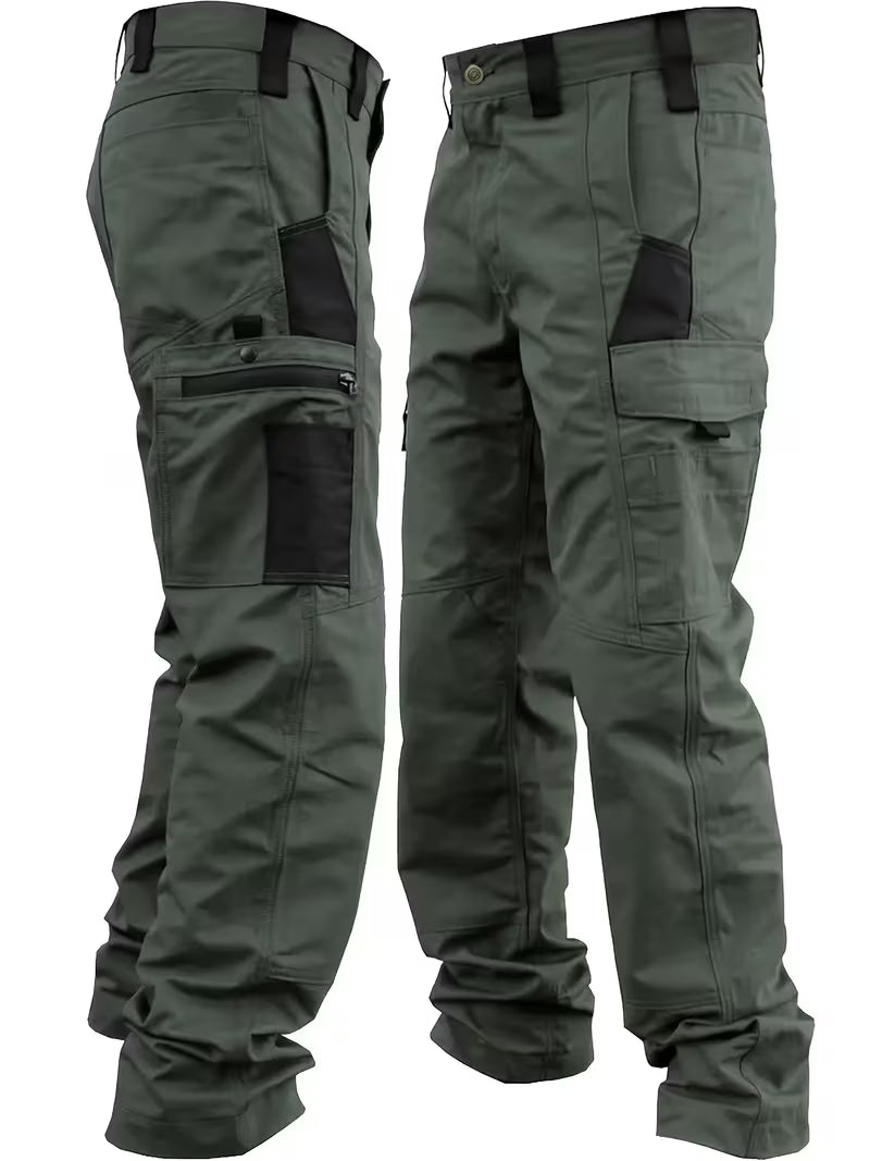 Pantalones Cargo de Trabajo Multi-Pocket  Impermeables para hombre
