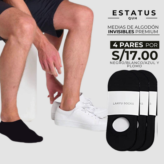 Invisible Socks Men (4 Pares)