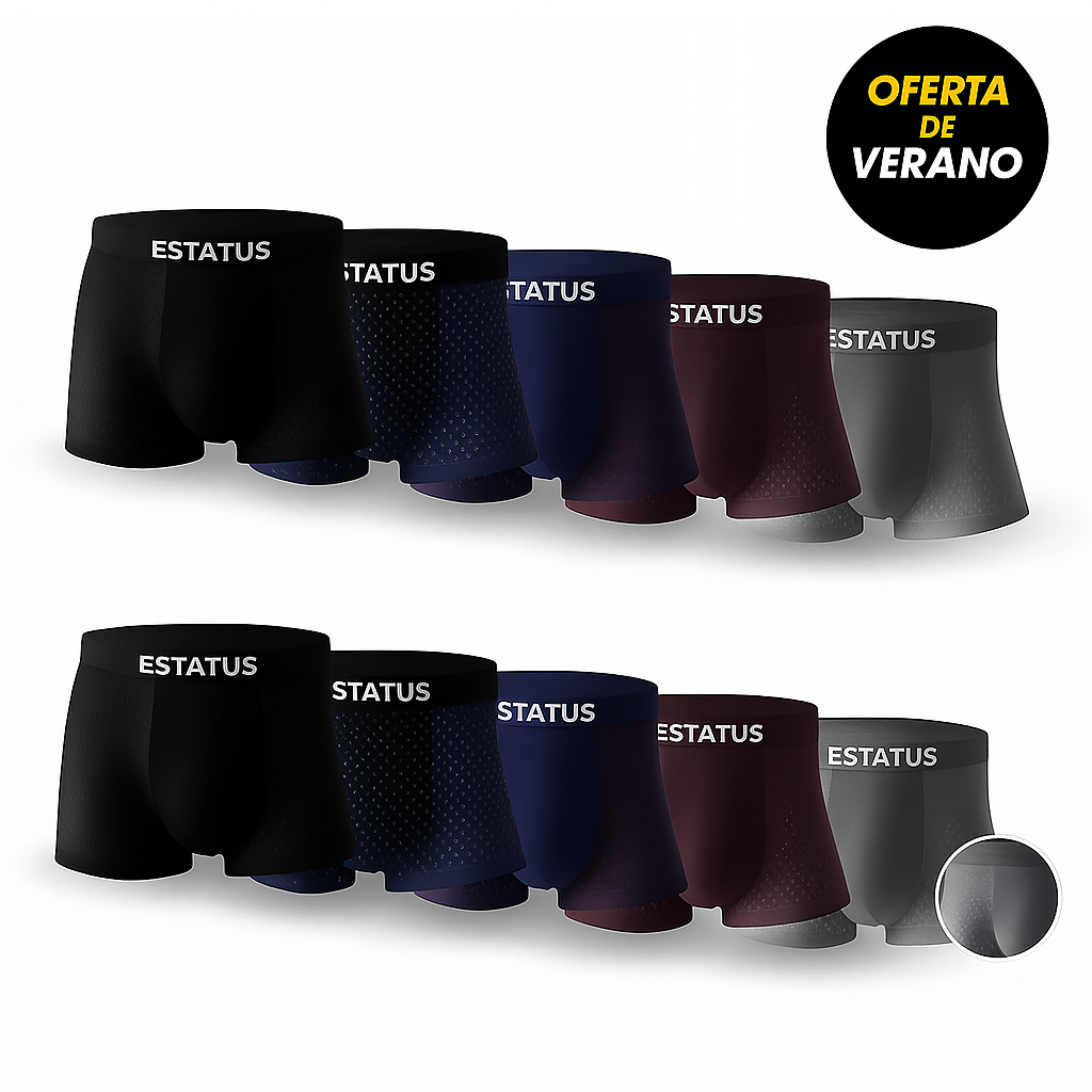 ESTATUS | Boxers de Bambú 5 + 5 GRATIS
