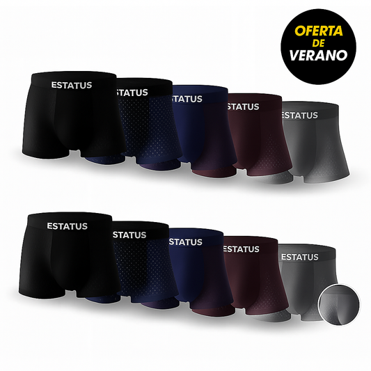 ESTATUS | Boxers de Bambú 5 + 5 GRATIS