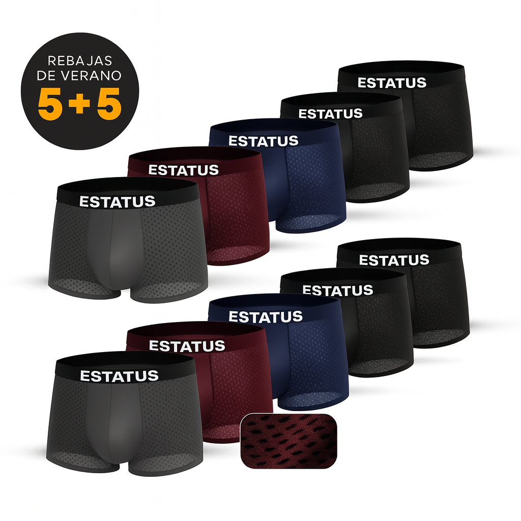 ESTATUS | Boxers De Bambú 2.0 - Compra 5 y llévate 5 GRATIS