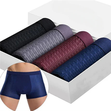 Boxer de Fibra de Bambú (Pack x 4un)