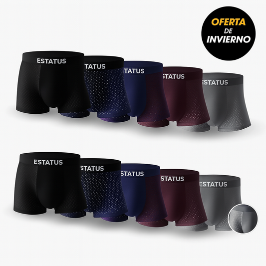 ESTATUS | Boxers de Bambú 5 + 5 GRATIS